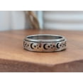 thumbnail image 5 of Spinner Ring Titanium steel Worry Ring, Meditation Ring Anxiety / Stress, 5 of 11