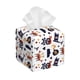 thumbnail image 1 of Balery Pirate Theme Porta Pañuelos de Cuero con Estampado – Funda Moderna Cuadrada para Caja de Pañuelos, Dispensador 5x5x5'', 1 of 7