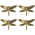 thumbnail image 1 of 4 Pcs Broche Libellule Dessin Animé Décors Mode Soleil Lune Libellule Épingle à Revers, 1 of 8