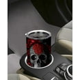thumbnail image 5 of 20oz Skull Flower Tumbler-Stainless Steel Travel Mug With Lid And Straw ( Skull Flower Tumbler ), 5 of 6