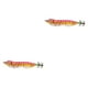 thumbnail image 1 of Greeniant Jigs de calamar Camarones de brillante con anzuelos Señuelo de pesca Acero de alto carbono Reutilizable Cebo resistente al desgaste Rojo 2Conjunto, 1 of 6