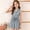 a-390Blue246, variant on Kids Girls Summer Romper Jumpsuit Sleeveless Notch Lapel Button Front Tie Waist Shorts Playsuit Casual Jumpsuits Boho One-Pieces