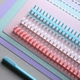 thumbnail image 3 of Miangastore Binder Rings Muted Tone For Office Use Data Sorting 10Pcs 11.79x0.47x0.47in, 3 of 8