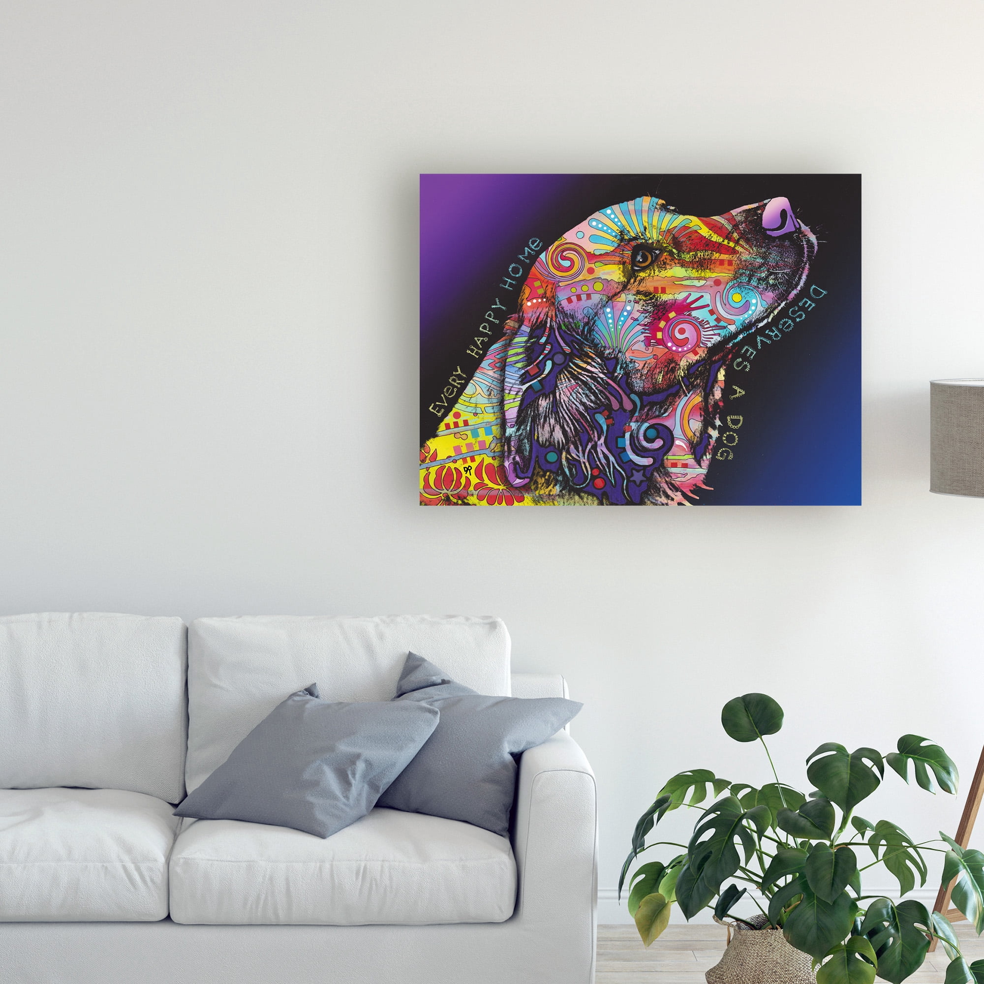 Trademark Fine Art 'Every Happy Home' Canvas Art by Dean Russo