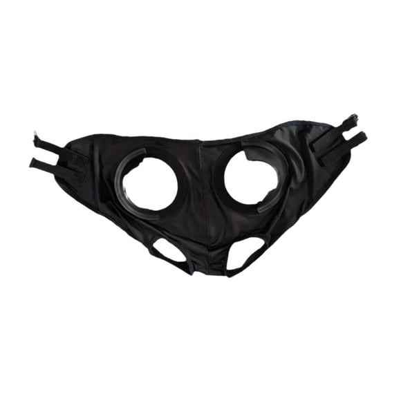 Gafas/moscas para caballos (repuesto) - Resistentes al viento, de alto rendimiento, reducen la obstrucción visual - Protección ocular para caballos Negro
