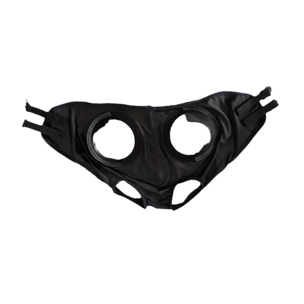 Gafas/moscas para caballos (repuesto) - Resistentes al viento, de alto rendimiento, reducen la obstrucción visual - Protección ocular para caballos Negro