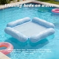 Inflatable Water Float, Swimming Pool Float Lounger With Mesh Center ...