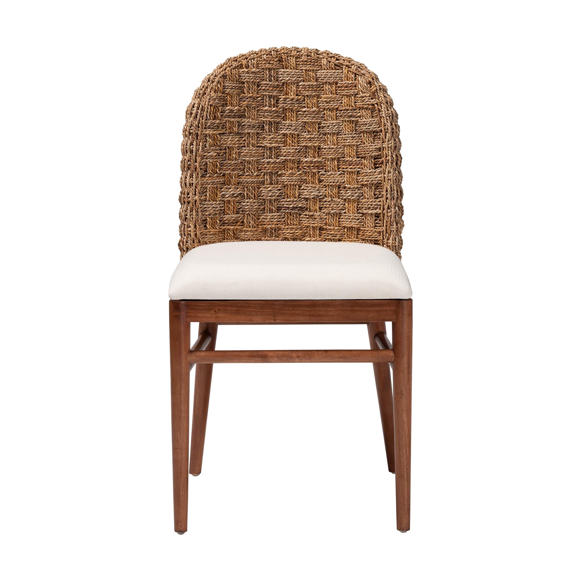 bali & pari Denver Boho Dining Chair, Walnut Brown