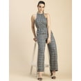 thumbnail image 2 of Moomaya Halter Neck Full Leg Printed Rayon Jumpsuit - Women's Summer Jumpsuit, 2 of 9