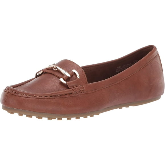 Aerosoles Womens Day Driving Style Loafer 8 Dark Tan