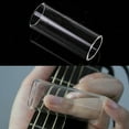thumbnail image 3 of EXHUMKY 6Pcs Guitar Slide Medium Bottleneck Glass and Stainless Steel Assorted Colors for Guitar, 3 of 7