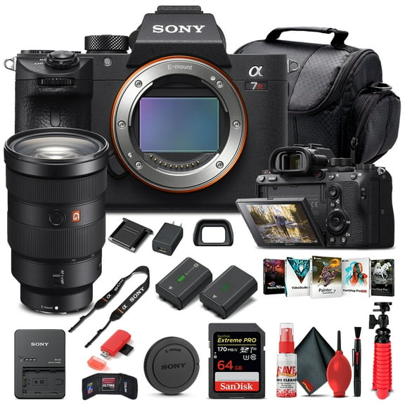 Sony Alpha a7R III Mirrorless Camera W/ Sony FE 24-70mm Lens - Basic Bundle(International Model)