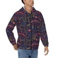 thumbnail image 4 of Zip Up Hoodies for Men - colorful Dinosaur cartoon Long Sleeve Comfrt Men'S Fashion Hoodies & Sweatshirts, Jackets for Men Hoodies Pullover Clothing Clothes with Pouch, 4 of 5