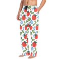 thumbnail image 2 of FORMRS Mens Pajama Pants with Pockets Cotton Sleepwear Lounge Bottoms Sizes S-2XL, Vibrant Strawberries, 2 of 7