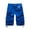Sky Blue, variant on Knee Length Cargo Shorts for Men Summer Casual Button Closure Straight Leg Work Shorts with Pockets