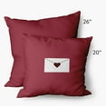 thumbnail image 4 of Simply Daisy 20 inch Love Letter Valentines Indoor/Outdoor Throw Pillow, 4 of 4