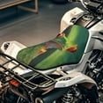 thumbnail image 4 of Uorisanigo ATV Seat Cover Soft Anti-Slip Four-Wheeler Hippie Frog Print Seat Cushion Cover for Polaris Sportsman 570 450 850, Polaris Scrambler 400 500 850 1000, Honda Rancher 420, 4 of 7