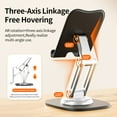 thumbnail image 6 of Aluminum Alloy Phone and Tablet Car Mount with 180° Rotation and Strong Magnetic Suction, Adjustable Dashboard Holder – Universal Hands-Free Bracket for Navigation Streaming, 6 of 9