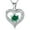 Green, variant on EUDORA 925 Sterling Silver June Birthstone Pendant Necklaces for Women, I Love You to the Moon and Back Jewelry Birthday Gift for Daughter Wife Sister Her, Jun Lt Amethyst