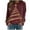Dark Wine, variant on gakvbuo Christmas Sweater for Women Christmas Sweatshirt Crewneck Print Long Sleeve Blouse Pullover Sweatshirt Tunic Tops Hoodless Sweatshirt