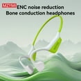 thumbnail image 4 of Wireless True Bone Conduction Headphones IPX6 i18PRO Open-Ear Painless Waterproof Bluetooth5.4 Headset HiFi Earphones for Sports, Running, Gym, Hiking, Cycling （Green）, 4 of 4