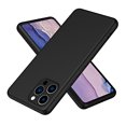 thumbnail image 1 of Feishell Compatible with iPhone 12 Pro Liquid Silicone Case with Microfiber Cloth Lining Cushion Shockproof Lightweight Ultra Thin Soft Flexible Rubber Anti-Scratch Phone Case,Black, 1 of 8