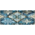 thumbnail image 3 of FREEAMG 36 Inch Length Kitchen Curtains Ornamental Pattern 2 Panels Half Window Sheer Curtains Rod Pocket Farmhouse Short Drapes for Bathroom Cafe Basement, 3 of 7