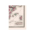 thumbnail image 2 of Historic Map - France Spain Portugal - Johnson 1865 - Vintage Wall Art, 2 of 4