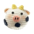 thumbnail image 3 of Abbracc Handmade DIY Doll Crochet Needlework Decor Crocheting Craft Set for Beginner Cow, 3 of 9