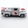thumbnail image 7 of Jiibva Vintage Pickup Truck Model With Heart Retro Truck Decor Collectible Vehicle Decoration Alloy Pickup Truck Figurine For Christmas Tabletop Decorations, 7 of 7