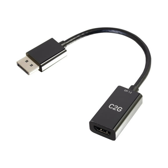 C2G 8in DisplayPort to HDMI Adapter - 4K - Passive - Black