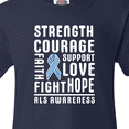 thumbnail image 4 of Inktastic ALS Awareness Strength Courage Support Youth T-Shirt, 4 of 5