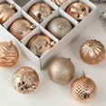 thumbnail image 3 of Caja de regalo de bolas navideñas-Juego de bolas de champán de 6CM/12 piezas/170G, 3 of 5