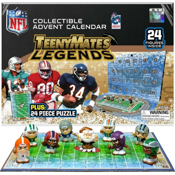 NFL TeenyMates 2025 Football Legends Advent Calendar