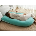 thumbnail image 3 of Sleep pillow, U-shaped full body with removable washable cover - back, leg, and abdominal support, 3 of 6