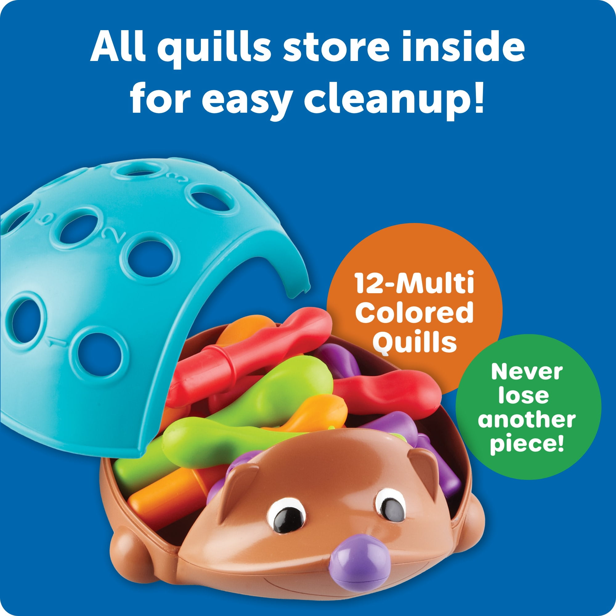 Learning Resources Spike The Fine Motor Hedgehog, Sensory Toys, Montessori, Ages 18 Months +
