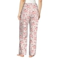 thumbnail image 3 of Picia Pig Womens Soft Woven Cotton Elastic Waistband Sleep Pajama Pant Lounge Sleep Pant With Pockets And Drawstring-Small, 3 of 9
