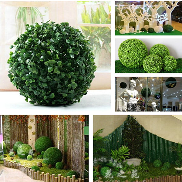 Artificial Hanging Boxwood Topiary Buxus Ball Grass Green Garden House RE 