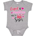thumbnail image 3 of Inktastic Cupid is Promoting Me to Big Sister Girls Baby Bodysuit, 3 of 5