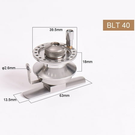 All Metal Ice Fishing Reel Aluminum Alloy Fly Fishing Reel Right Hand Guide Ring Blt-40 (Right Hand)