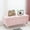 Pink, variant on AWQM Upholstered Storage Ottoman, 37.4 Inch Storage Bench with Button Tufted and Safety Hinge, Flip Top Footrest Bench for Bedroom Living Room, Silver