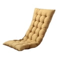 thumbnail image 4 of Djunllk Yellow Rocking Chair Cushions Premium Outdoor Chair Cushions for Metal Rocker Fast Recovery High Back with Non Slip Ties, 15.7" x 43.3", 4 of 8