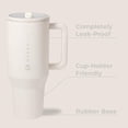 thumbnail image 2 of HydroJug Traveler – Botella de agua de 40 oz con asa y pajita abatible – Cabe en portavasos, vaso resistente a fugas, reutilizable con aislamiento de acero inoxidable y base de goma – Regalos para muj, 2 of 5