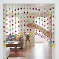 thumbnail image 7 of Acrylic Multicolor Beaded Door Curtain, Self-Adhesive Door String Beads Curtains for Doorways Hippie Window Closet Door Way Bead Hangings Curtain Arched Bedroom Hallway String Curtains(20 Strings), 7 of 7