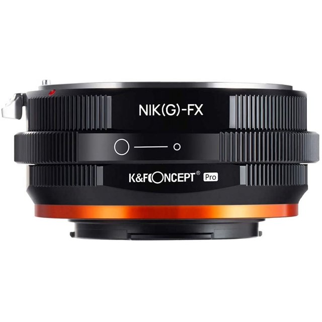Updated AI(G) to FX Adapter, Manual Lens Adapter Compatible with Nikon G/F/AI/AF-S Mount Lens