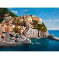 thumbnail image 2 of Galasso, Adriano 18x15 Gold Ornate Wood Framed with Double Matting Museum Art Print Titled - Manarola-Le Cinque Terre, 2 of 4