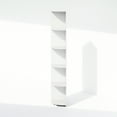thumbnail image 4 of Furinno Basic 5-Tier Corner Multipurpose Standing Shelf, White, 4 of 6