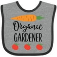 thumbnail image 3 of Inktastic Gardening Organic Gardener Boys or Girls Baby Bib, 3 of 4