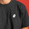 thumbnail image 5 of Dalix Ghost Heavy Cotton Short Sleeve Summer Tee Mens in Charcoal Htr 2XL XX-Large, 5 of 5