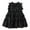 Black, variant on LUOGENLI Dress Toddler Girls Sleeveless Star Sequin Tulle Ruffles Princess Dress Dance Party Dresses Clothes Maxi Skirt with Slit Boho Black 1-2 Years